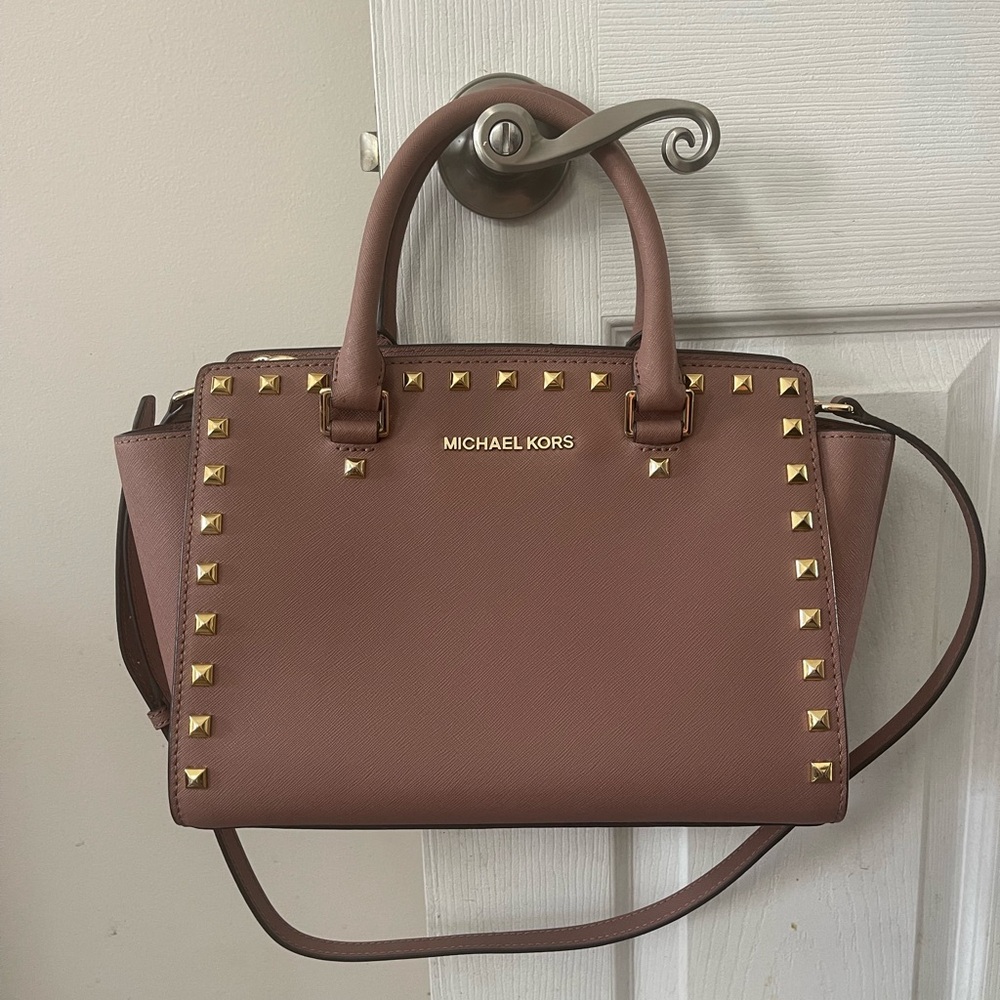Michael Kors Dusty Pink Studded Women's Bag